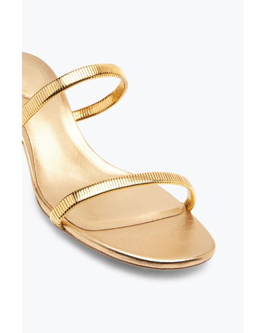 Rene Caovilla Juniper Metallic Sandal 40