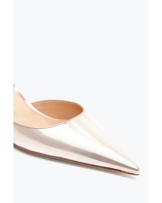 Rene Caovilla White Cleo Rose Pump With Crystals 50