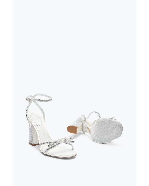 Rene Caovilla White Nicole Ivory Sandal 105