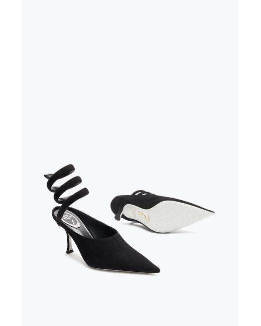 Rene Caovilla Black Grace Pump