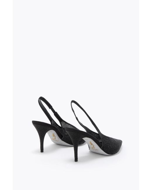 Rene Caovilla White Jinny Slingback 80