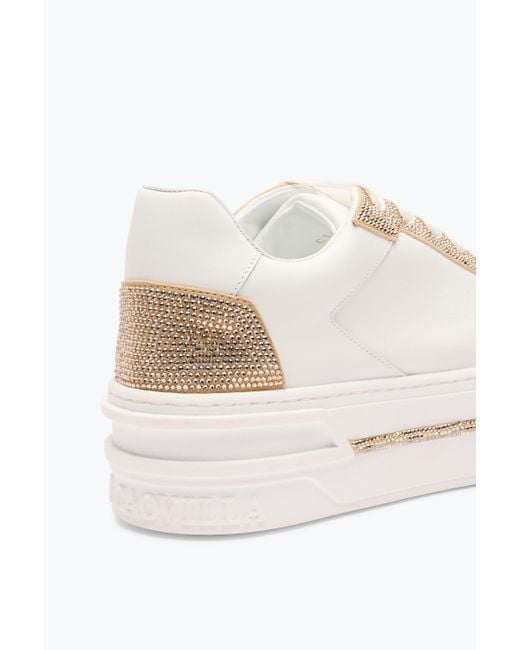 Sneaker Xtra-Or Avec Cristaux 50 Rene Caovilla en coloris White