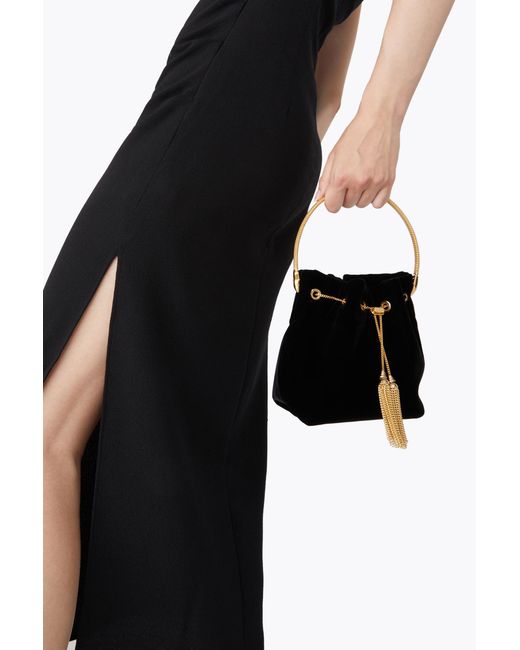 Borsa Mini Deva di Rene Caovilla in Black