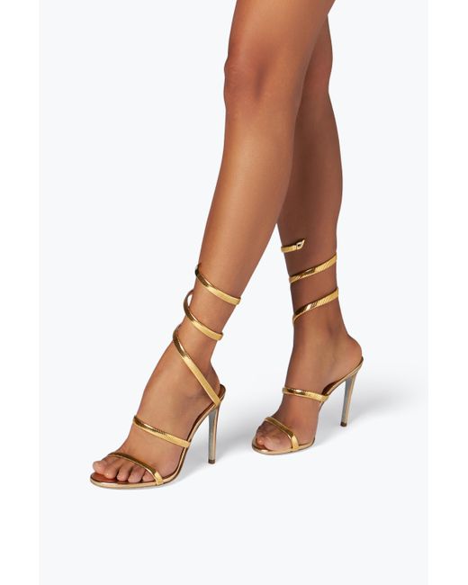Rene Caovilla Metallic Juniper Metal Sandal 105