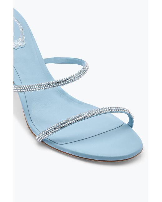Rene Caovilla White Cleo Pastel Sandal 80