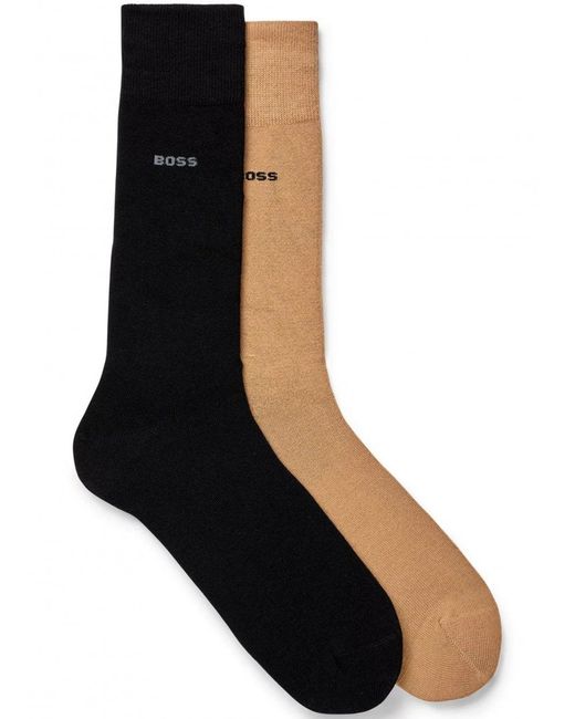 Boss Bamboo Socks Two Pack Black/ for men