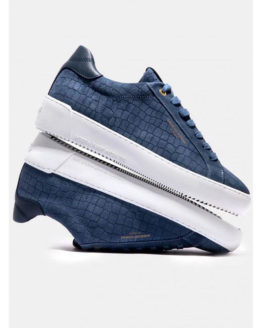 Android Homme Zuma Croc Trainers Blue for men