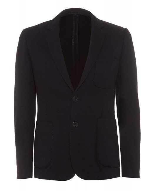 Lyst Holland Esquire Navy Blue Patch Pocket Blazer in Blue for Men