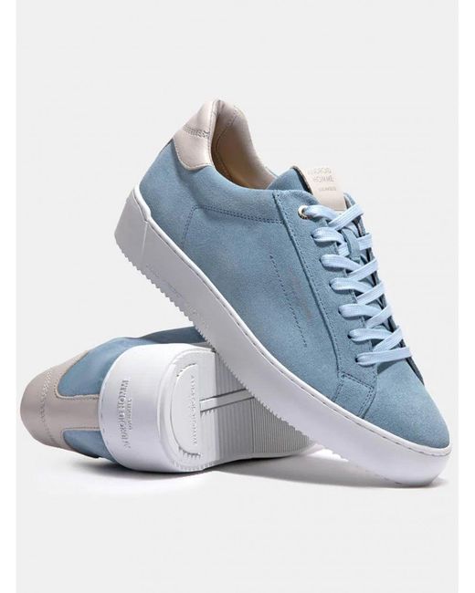 Android Homme Zuma Tab Suede Trainer Light Blue for men