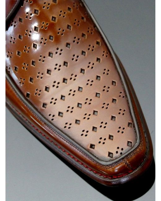 Jeffery West Francis Lace Up Shoe Honey Brown for men