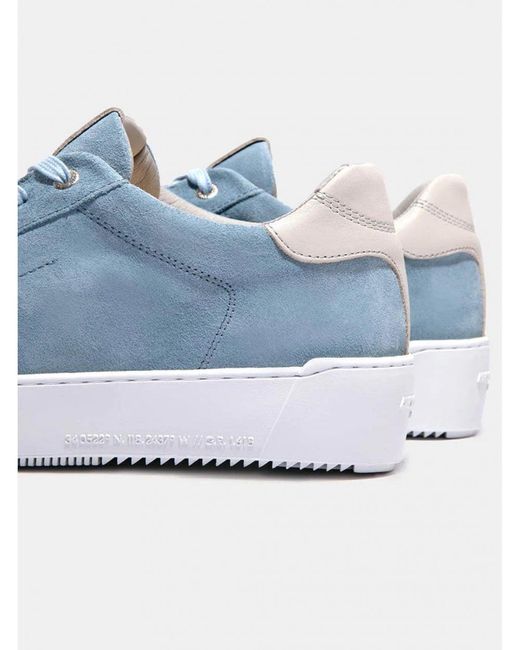 Android Homme Zuma Tab Suede Trainer Light Blue for men