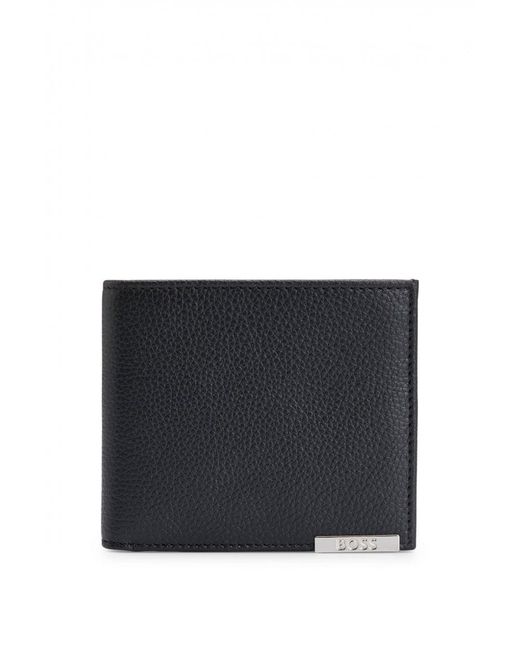 Boss Black Wallet And Card Holder Gift Set for men
