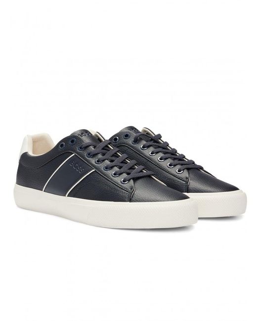 Boss Aiden Trainers Dark Blue for men