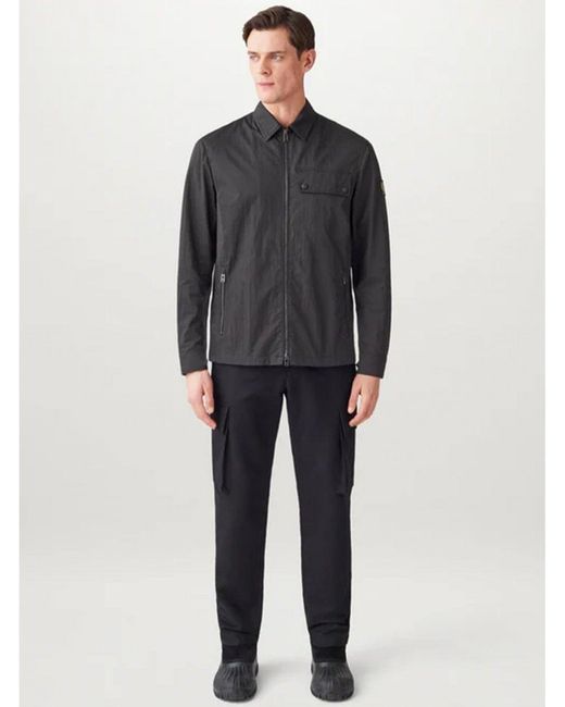 Belstaff Black Depot Overshirt for men