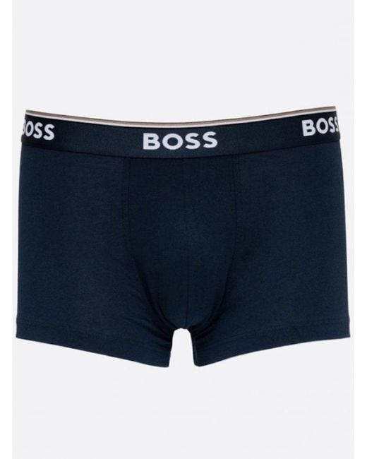 Boss Blue 3 Pack Power Boxers Back/navy/white for men