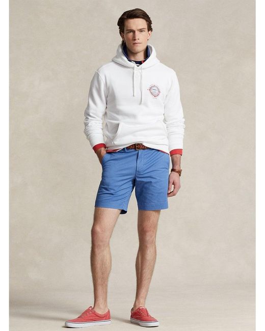 Polo Ralph Lauren Blue Bedford Chino Shorts Nimes for men