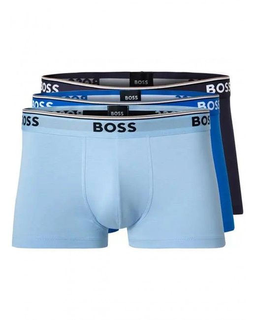 Boss 3 Pack Power Boxers Light Blue/blue/ for men