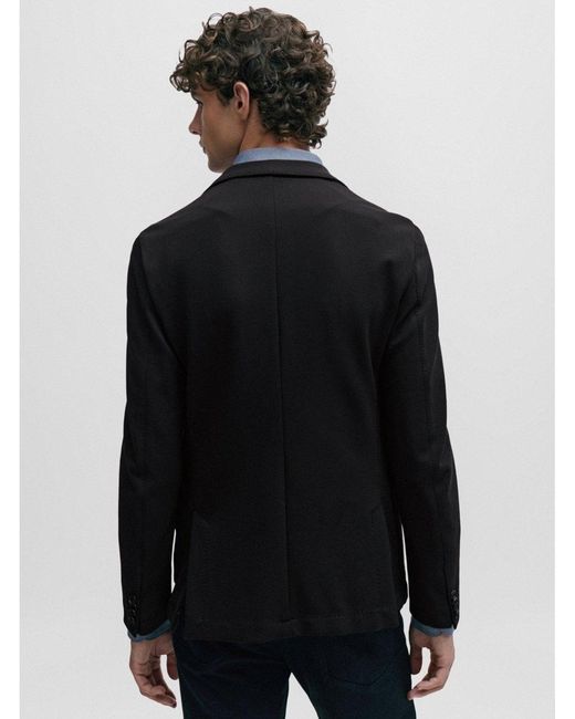 Boss Black P Hanry Micro Patterned Slim Jacket for men