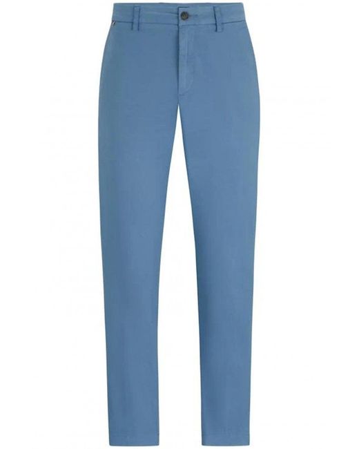 Boss Blue Kaiton Slim Fit Chino Trousers for men