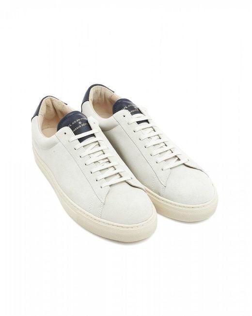 White Nappa Leather Men's Sneakers Zsp4 Apla Kuwait Ubuy