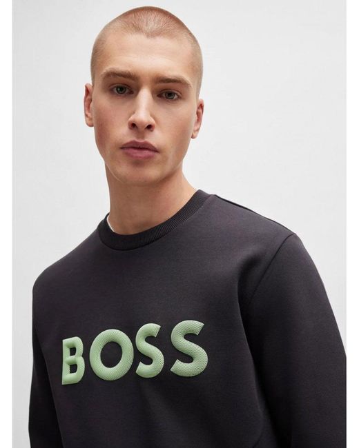 Boss Black Sablo 1 3d Moulded Logo Sweatshirt Dark for men