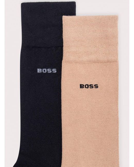 Boss Bamboo Socks Two Pack Black/ for men