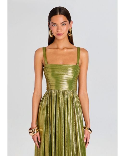 retrofete iris metallic maxi dress Retrofete Iris Maxi Dress