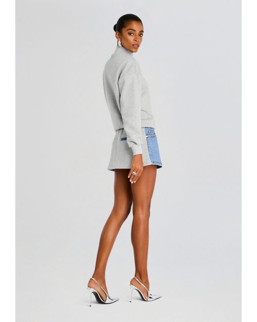 SER.O.YA Marley Terry Denim Dress in Blue | Lyst