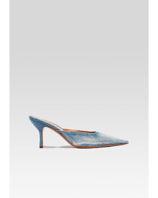 retroféte White Daphne Mule