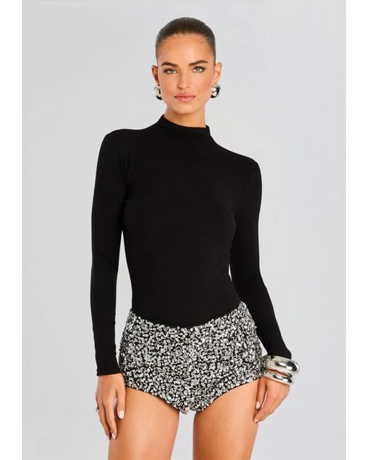 SER.O.YA Black Meg Bodysuit