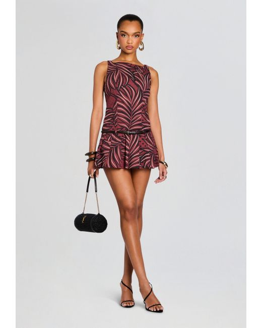 retroféte Red Kat Romper