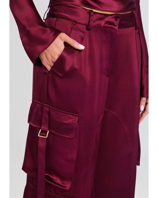 retroféte Red André Cargo Pants