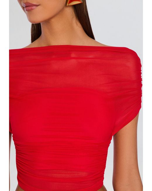 SER.O.YA Red Marsh Mesh Top