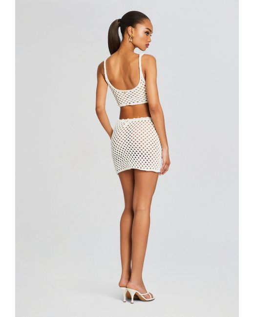 Bananhot White Thea Knitted Top