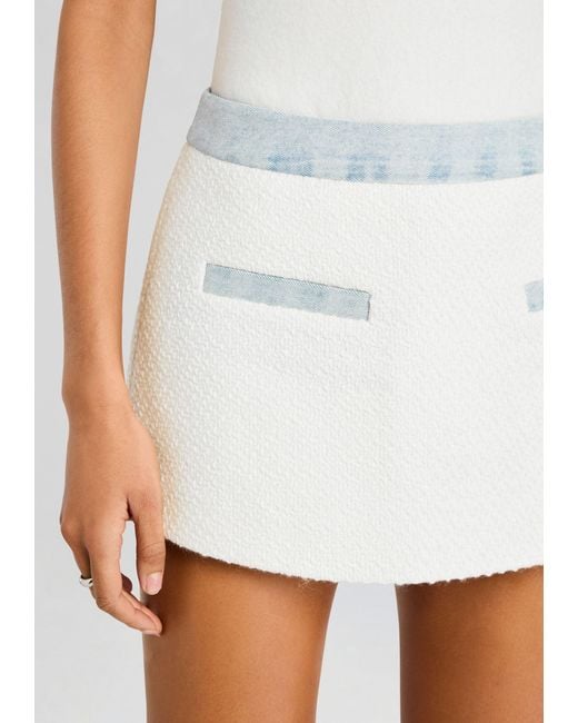 SER.O.YA White Harper Mini Skort