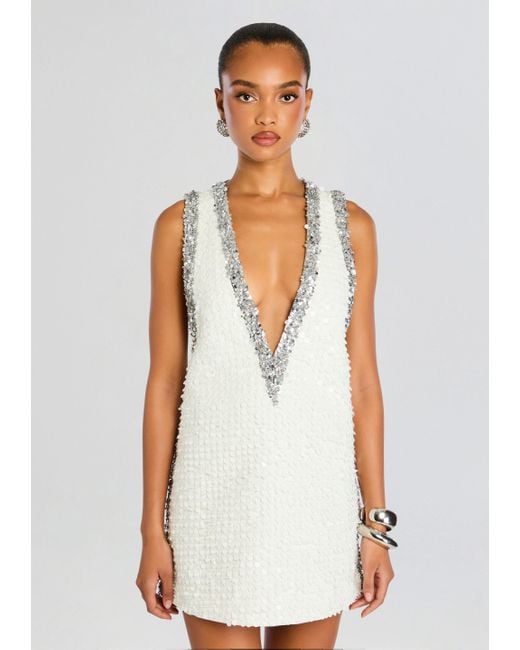 retroféte White Simmie Dress
