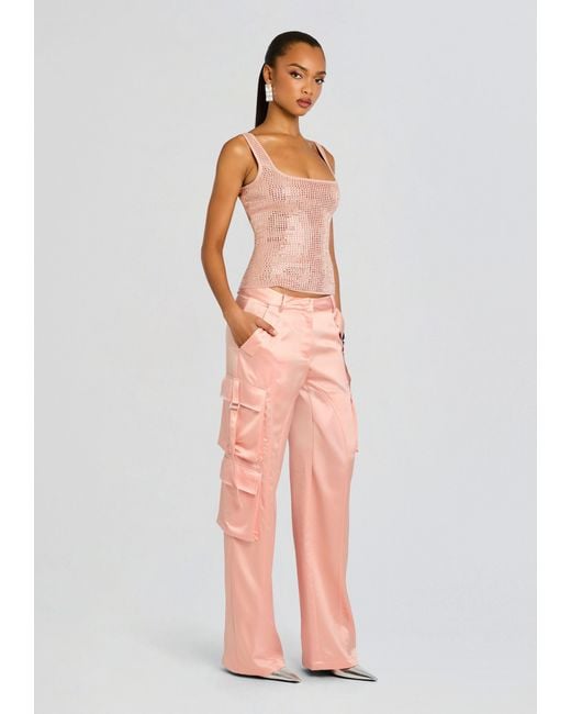 retroféte Pink André Cargo Pants
