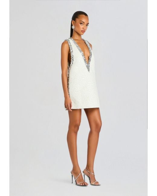 retroféte White Simmie Dress