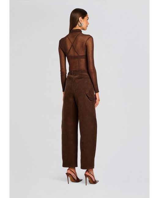 SER.O.YA Brown Piper Top
