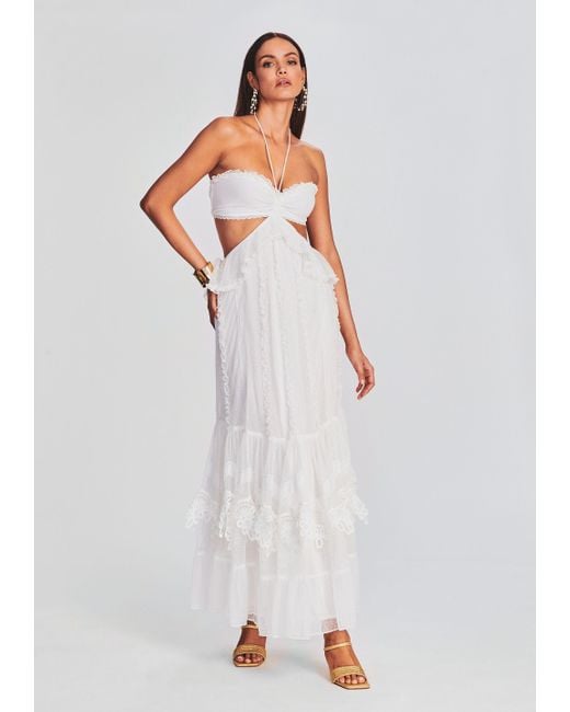 Princess Ball Gown Wedding Ossa Size 28 White Dress Get Even Cut Out Chiffon Maxi Dress Princess Ball Gown Wedding Ossa Size 28 White Dress Get Even Cut Out Chiffon Maxi Dress