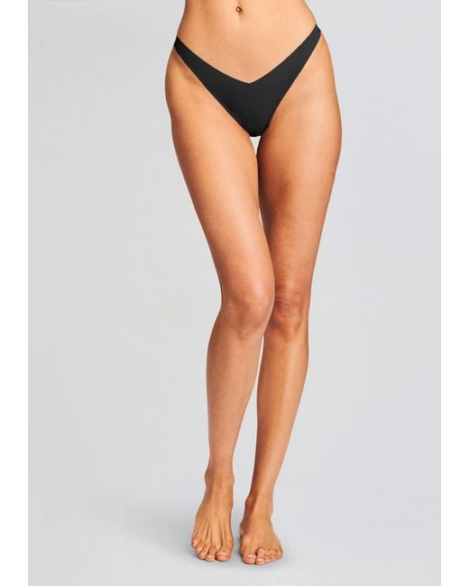 Commando Black Tiny Thong