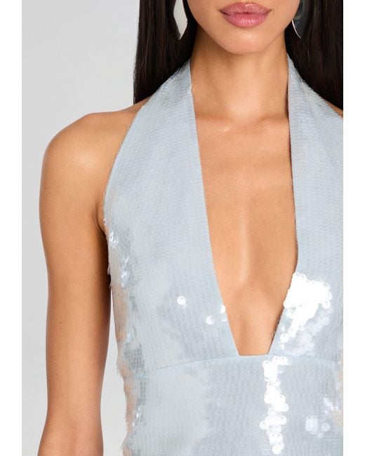 retroféte White Joy Sequin Top