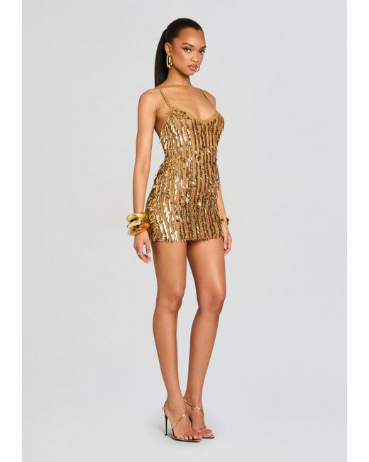 beaded bow dress STRAPLESS BEADED GOWN WITH BOW SLEEVE ACCESSORIES CDA1338 main image 0