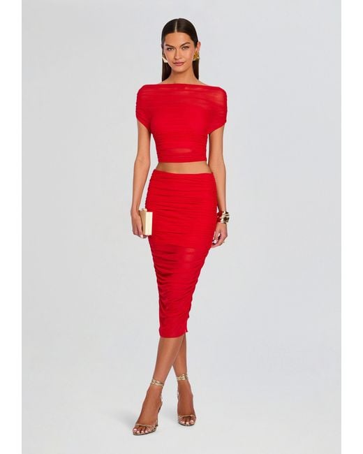 SER.O.YA Red Marsh Mesh Top