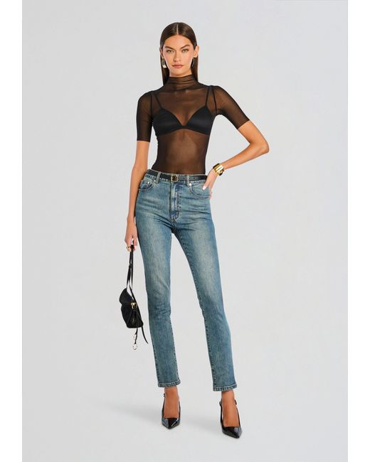 SER.O.YA Black Gail Bodysuit