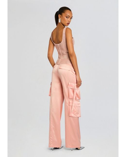 retroféte Pink André Cargo Pants