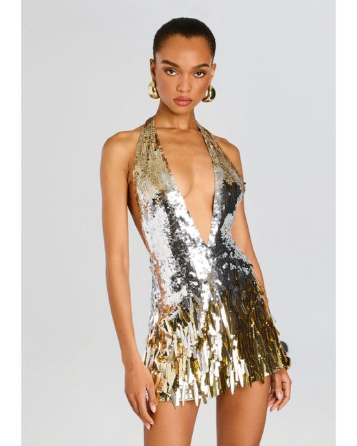 retrofte Kinara Sequin Dress in White | Lyst retrofte Kinara Sequin Dress in White | Lyst