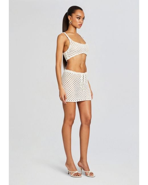 Bananhot White Thea Knitted Top