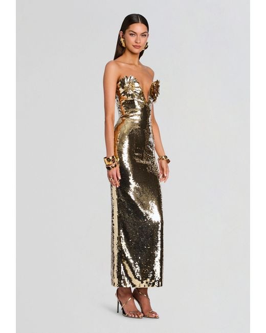 retrofete brown sequin dress Retrofête // Sequin Grace Mini Dress – VSP Consignment main image 1