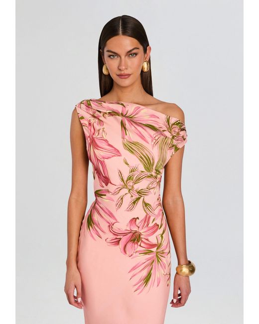 rococo sand one shoulder maxi dress Rococo & Sand Cali One Shoulder Maxi Dress Size: M